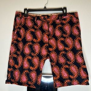 Men’s scotch and soda paisley short size 34